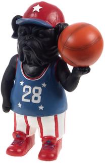 Figūrėlė, "Šuo" Amadeus Basketball, 25 cm, mėlyna sp./juoda sp./raudona sp.