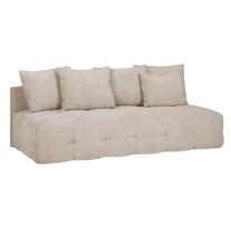 Sofa-lova Home4you Luise, smėlio sp., 200 x 100 cm x 83 cm