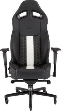 Spēļu krēsls Corsair Road Warrior T2, balta krās./melna krās.