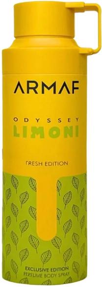 Ķermeņa dezodorants Armaf Odyssey Limoni Fresh, 200 ml