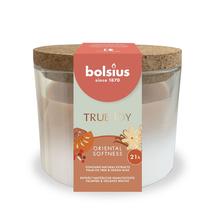 Žvakė, aromatinė Bolsius True Joy Oriental Softness, 21 h, ruda sp.
