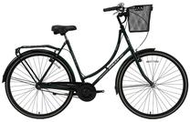 Dviratis miesto Bisan Paradise, 28 ", 21" rėmas, juoda sp./pilka sp., su krepšeliu