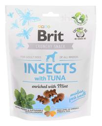 Gardums suņiem Brit Care Crunchy Cracker Insects with Tuna, zivs, 0.2 kg
