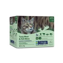 Šlapias kačių maistas Bozita Tasty Meat & Fish, žvėriena, 0.085 kg