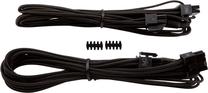 Vads Corsair EPS 8 pin, 8-pin ATX, 0.75 m, melna krās.