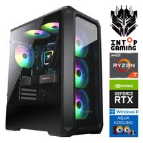 Stacionārs dators Intop AMD Ryzen 7 7700X, DDR5 32 GB, SSD+HDD 1 TB 2 TB, NVIDIA GeForce RTX 4060 8 GB GDDR6, Windows 11 Home RM39454WH