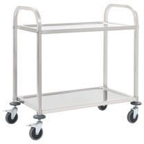 Lentyna VLX 2-Tier 50913, sidabro sp., 95 cm x 45 cm x 83.5 cm