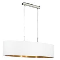 Šviestuvas kabinamas Eglo Pasteri 95047, E27, 2 x 60 W, vario sp./balta sp. / nikelio sp.