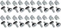 Skrūves InLine Cage Nut Set M6 20-pcs, sudraba krās.