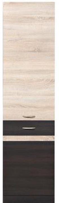 Apatinė virtuvinė spintelė Junona Line, ruda sp., 50 cm x 57 cm x 195 cm