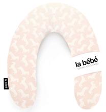 Grūtnieču spilvens La bebe, balta krās./rozā krās.