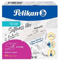 Dzēšgumija Pelikan S+S 40L, 55 mm, balta krās.
