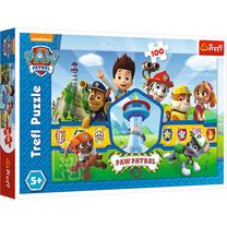 Dėlionė Trefl Paw Patrol 16351, 41 cm x 28 cm, 100 vnt., įvairių spalvų