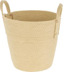 Grozs KR2002860, tekstilmateriāls/papīrs, 25 cm x 25 cm x 25 cm, brūngans krās.