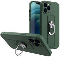 Чехол для телефона Hurtel Case Ring Apple iPhone 12 Mini, темно-зеленый цв., Apple