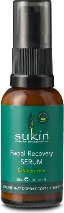 Sejas serums Sukin Super Greens Facial Recovery, 30 ml