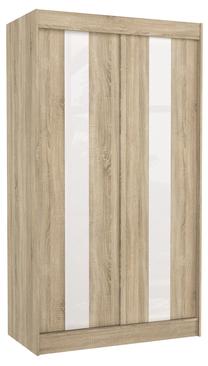 Spinta ADRK Karen, balta sp./rusva sp., 61 cm x 120 cm x 215 cm