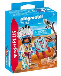 Комплект Playmobil Native American Chief 70062, 6 шт., многоцветный