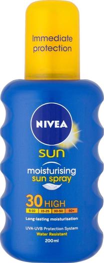Losjonas įdegio priežiūrai Nivea SPF30, 200 ml