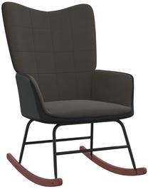 Kiiktool VLX Rocking Velvet Chair, tumehall v., 78 cm x 61 cm x 98 cm