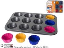 Keksiukų formelė Kitchen&GO, pilka sp./įvairių spalvų, 35 cm x 26 cm