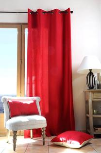 Nakts aizkari Lovely DUO NEGRO R61490004, sarkana krās., 240 cm x 135 cm