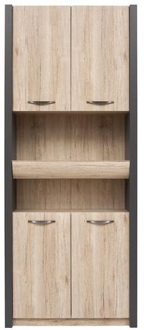 Spintelė Executive, ąžuolo sp., 90 cm x 40.5 cm x 218.5 cm