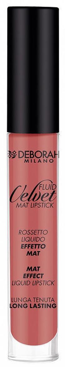 Губная помада Deborah Milano Fluid Velvet Mat, 13 nude orange