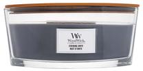 Žvakė, aromatinė WoodWick Ellipse Evening Onyx, 40 h, 453.6 g, pilka sp.