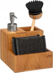 Skysto muilo dozatorius 5five Simply Smart Dishwashing Accessories Set, ruda sp.