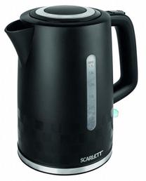 Elektriskā tējkanna Scarlett SC-EK18P46, 1.7 l, melna krās.