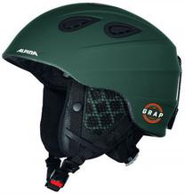 Slēpošanas ķivere Alpina, zaļa krās., 57-61 cm