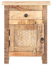 Naktinis staliukas VLX 320234, ruda sp., 50 cm x 30 cm x 40 cm