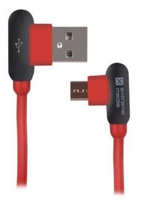 Laidas Natec, Micro USB type B/USB 2.0 Type A, raudona sp.