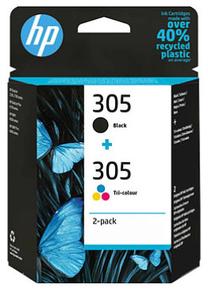Rašalas HP HP 305, geltona sp./juoda sp./purpurinė (magenta) sp., 3.5 ml