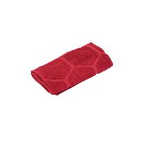 Банное полотенце Domoletti Pate, красный цв., 50 см x 30 см