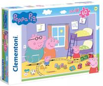 Dėlionė Clementoni Peppa Pig, 62 cm x 42 cm, 60 vnt., įvairių spalvų