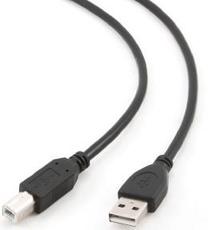 Vads Gembird USB / USB USB 2.0 A male, USB 2.0 B male, 1.8 m, melna krās.