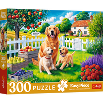 Pusle Trefl EasyPiece Dogs In The Country Side 23101, 40 cm x 60 cm, 300 tk, mitmevärviline