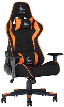 Spēļu krēsls Gembird Scorpion, oranža krās.