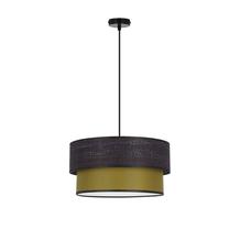 Valgusti rippuv Candellux Lighting Arezzo, E27, 1 x 60 W, must v./oliiviroheline v. / must v.
