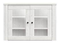 Vitrina Amsterdam, balta sp., 101 cm x 31 cm x 70 cm