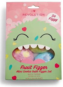 Vonios bomba I Heart Revolution Fruit Fizzer Mini Cookie, 150 g, 3 vnt.