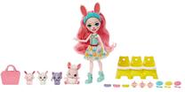 Кукла Mattel Enchantimals Enchantimals Baby Beast Bree Bunny & Twist Bunny HLK85, 15 см, многоцветный