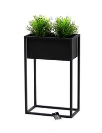 Стойка для цветов Cubo, 40 см x 21 см, 60 см, металл, черный цв.