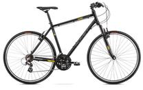 Velosipēds tūristu Romet Orkan M, 28 ", 24" rāmis, melna krās.