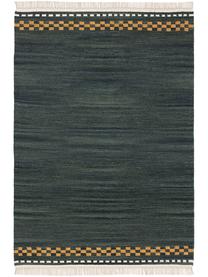 Paklājs iekštelpu Benuta Jivan, tumši zaļa krās., 230 cm x 160 cm