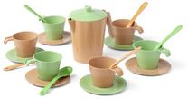 Наборы для игровой кухни, кофейный сервиз Wader RePlay Coffee Set, коричневый цв./зеленый цв.