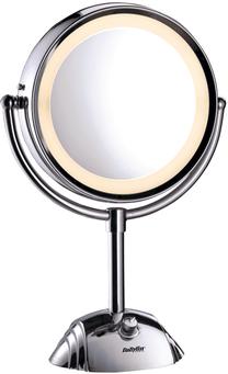 Veidrodis Babyliss Luminous Mirror Double-Sided, su apšvietimu, pastatomas, chromo