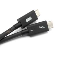 Kabelis OWC OWCCBLTB4C1.0M, 2 x USB Type-C, 100 cm, juoda sp.